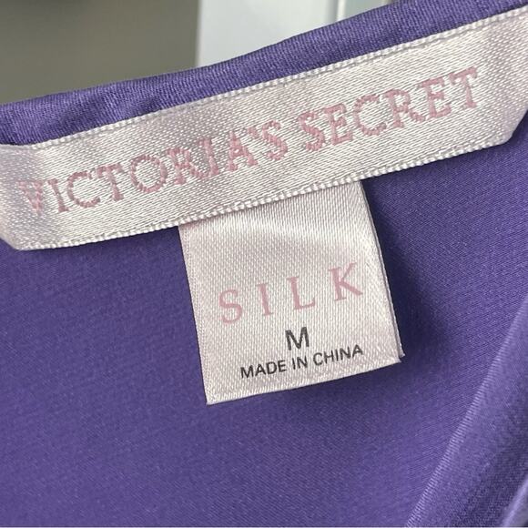 Victoria’s Secret Y2K 100% Silk Purple Slip Dress, Cocktails, date, layering, M - Picture 4 of 5